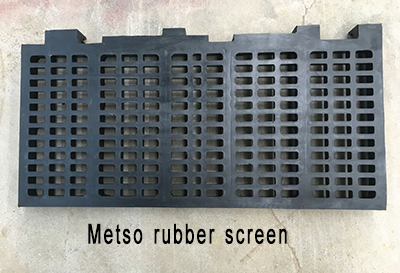 Metso rubber screen