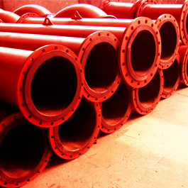 Polyurethane lined pipes